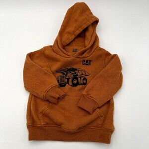 Caterpillar Cat Foundation Pullover Hood Logo Sweatshirt size 24 Months 2T